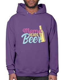 mama heads a beer 324# - beer- Hoodie