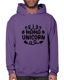 mama unicorn 300# - unicorn- Hoodie