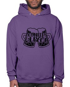 mom needs a beer 1393# - beer- Hoodie