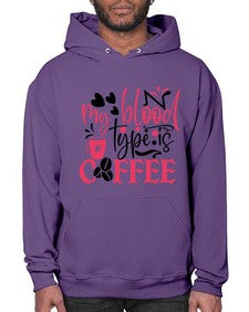 my blood type is coffee Style 289# - nurse- Hoodie