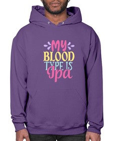 my blood type is ipa 347# - beer- Hoodie