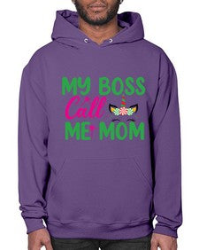 my boss call me mom 311# - unicorn- Hoodie