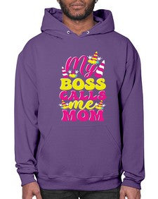 my boss calls me mom 312# - unicorn- Hoodie