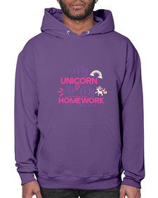 my unicorn ate my homework 322# - unicorn- Hoodie
