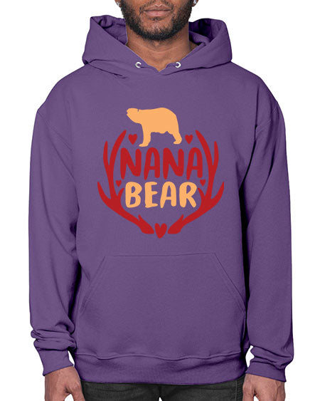 nana bear 195# - bears - animals- Hoodie