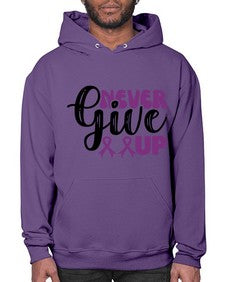 never give up 198# - alzheimers- Hoodie