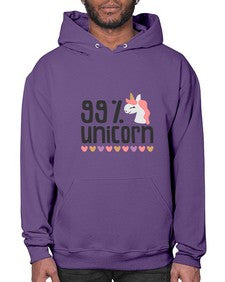 ninety nine percents unicorn 6879# - unicorn- Hoodie