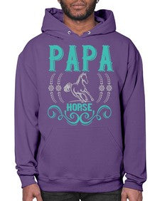 papa horse Style 26# - horse- Hoodie