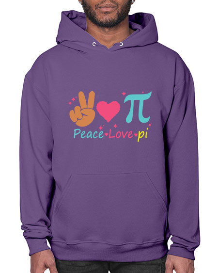 peace love pi 30# - pi- Hoodie