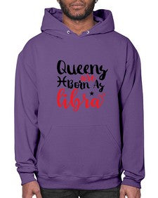 queens Are Born As Libra 387# - libra- Hoodie