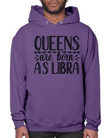 queens are born as Libra 395# - libra- Hoodie