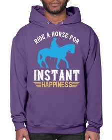 ride a horse for instant happiness Style 25# - horse- Hoodie