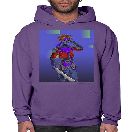robber bring knife156# - anime- Hoodie