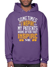 sometime i inspire my patients Style 1416# - nurse- Hoodie