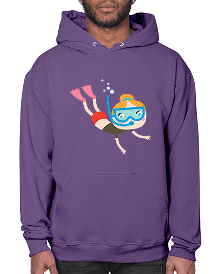 summer characters 61# - summer- Hoodie