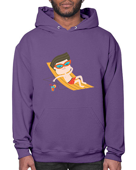 summer characters 62# - summer- Hoodie