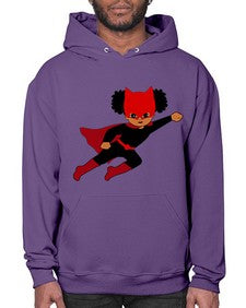 super kids girl 7# - black girls or women- Hoodie