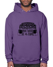 surviving fatherhood one beer at a time 1594# - beer- Hoodie