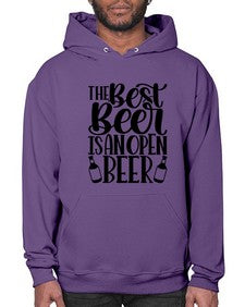 the best beer is an open beer 1617# - beer- Hoodie