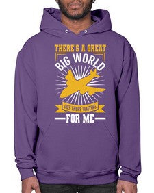 theres a geat big world waiting for me  42# - airplane- Hoodie