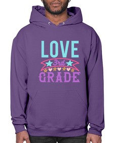 third Grade Love 968# - third grade- Hoodie