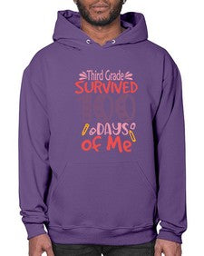 thirdgrade survived one hundred days of me 980# - third grade- Hoodie