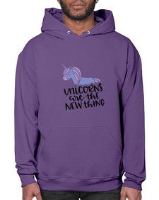 unicorns are the new thing 531# - unicorn- Hoodie