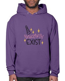 unicorns exist 537# - unicorn- Hoodie
