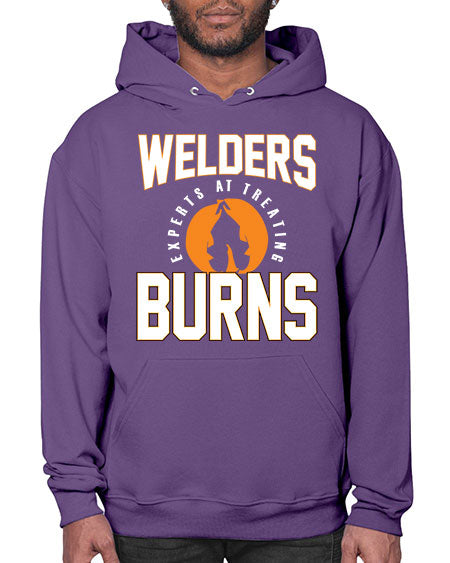 welders experts at treating burns 1625# - welder- Hoodie