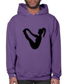 yoga pose  633# - yoga- Hoodie