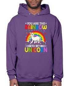 you are the rainbow to my unicorn 562# - unicorn- Hoodie