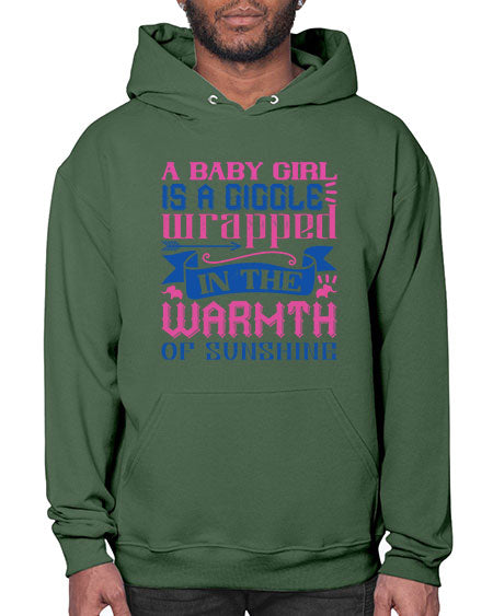 A baby girl is a giggle wrapped in the warmth of sunshine Style 256# - baby- Hoodie