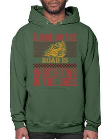 A bike on the worth two in the shet 1# - motorcycle- Hoodie
