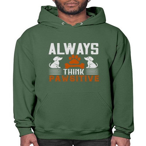 Always Think Pawsitive Style 133# - dogs- Hoodie