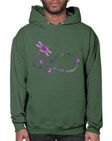 Alzheimer Awareness Dragonfly Remember 1# - alzheimers- Hoodie