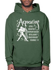 Aquarius 68# - aquarius- Hoodie