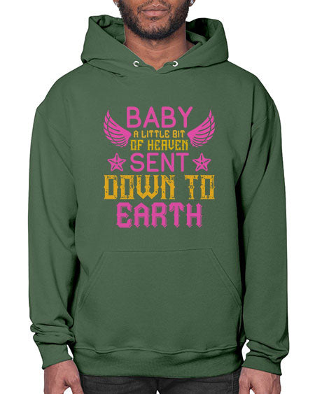 Baby A little bit of heaven sent down to earth Style 273# - baby- Hoodie