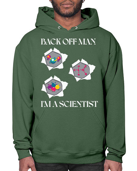 BackOffManImAScientistSkinite Scientist Skinite 289# - general science- Hoodie
