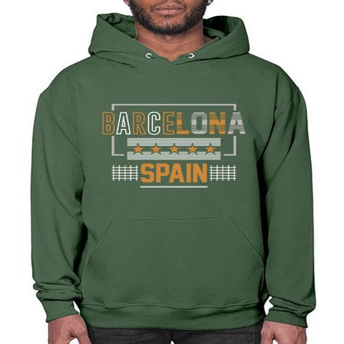 Barcelona 414# - cities- Hoodie