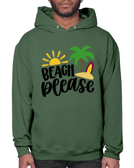 Beach Please Style 51# - summer- Hoodie