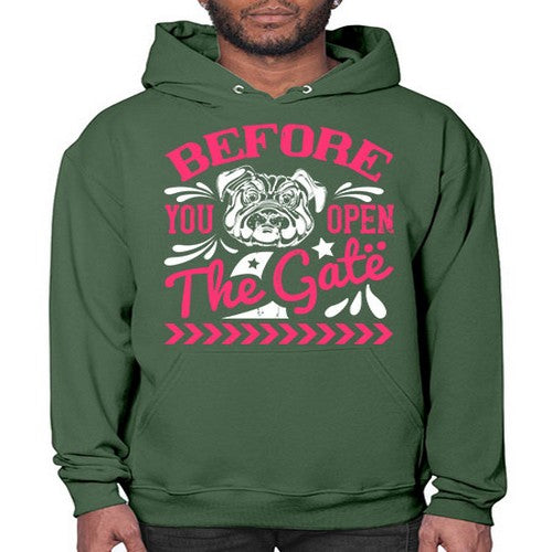 Before You Open The Gate Style 17# - dogs- Hoodie