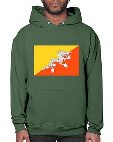 Bhutan 456# - world flags- Hoodie