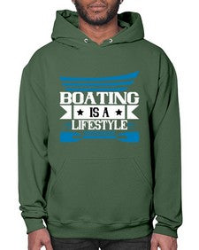 Boating is a lifestyle 52# - boats- Hoodie