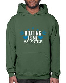 Boating is my valentine 4# - boats- Hoodie