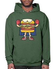 Burgerman 28# - cartoon food- Hoodie