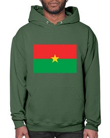 Burkina Faso 522# - world flags- Hoodie