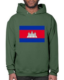 Cambodia 537# - world flags- Hoodie