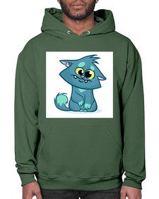 Cat 64# - cartoon animals- Hoodie