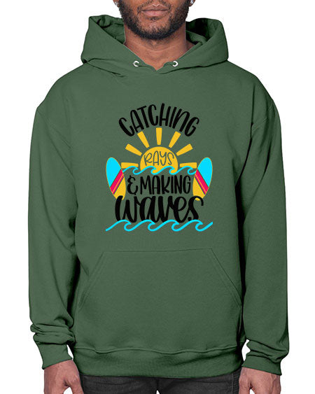 Catching Rays Making Waves Style 49# - summer- Hoodie