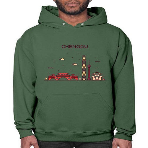 Chengdu 563# - cities- Hoodie